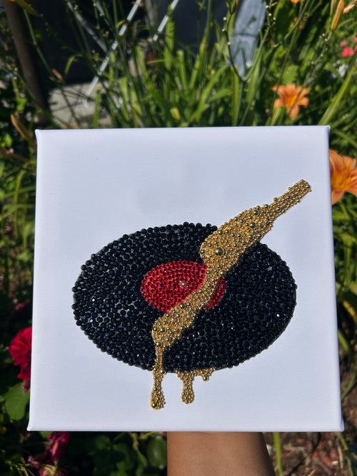 Rouge d'Or – Toile DIY Strass