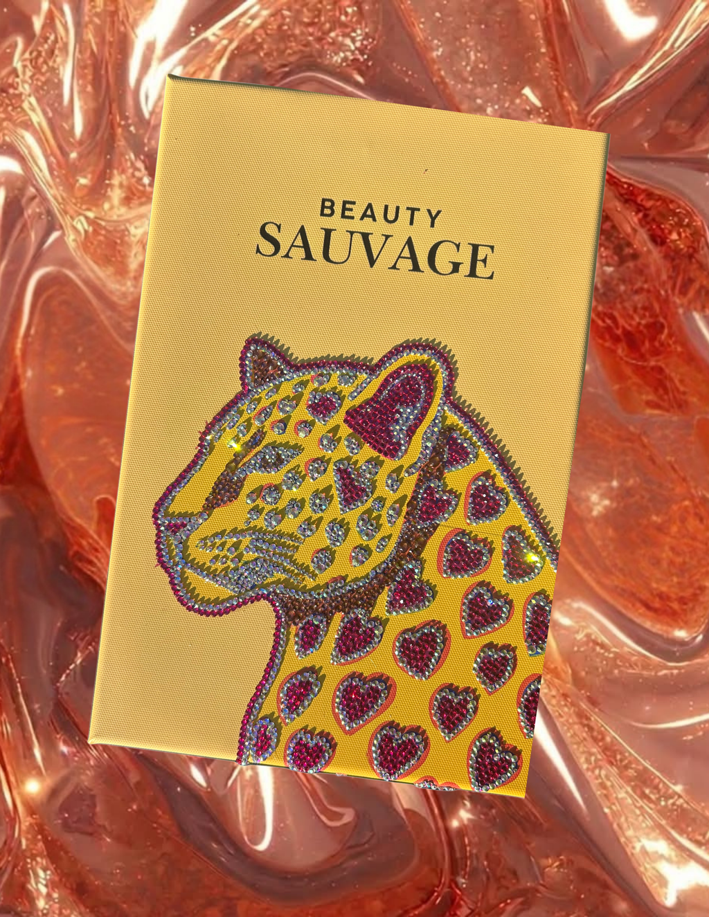 Beauty Sauvage – Toile DIY Strass Léopard