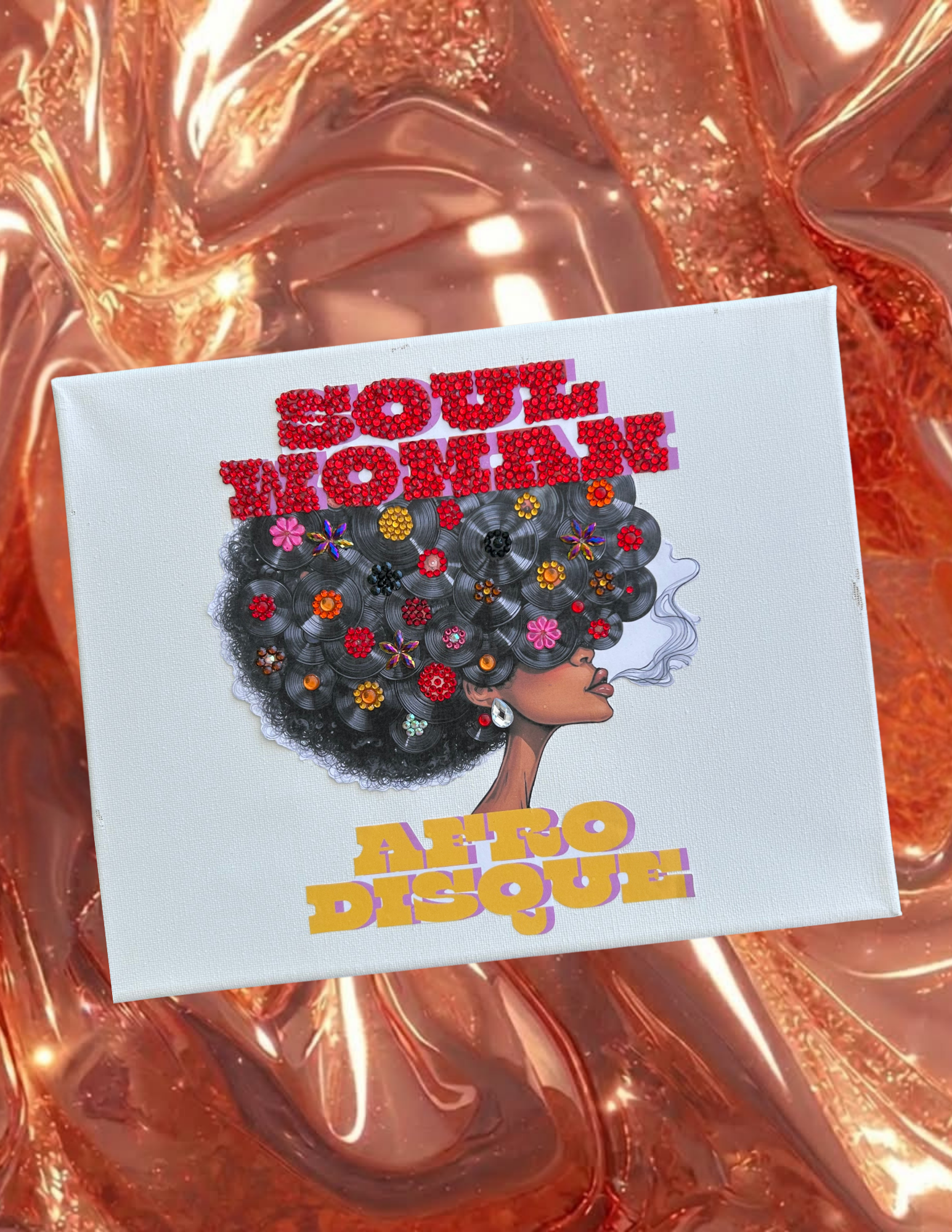Soul Woman – Toile DIY Strass